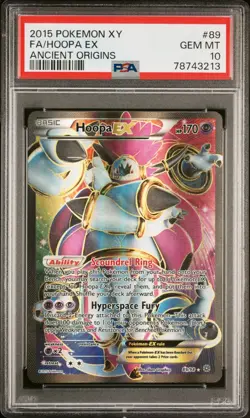 Hoopa EX #89 - 2015 Pokemon XY Ancient Origins Full Art HOLOFOIL PSA 10 GEM MINT - Image 1