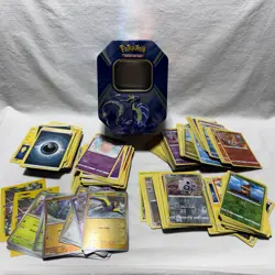 Pokemon Cards Opened 2022 2023 Almost 2 lbs Assortment Holo Reverse Common Tin - Image 2