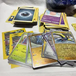 Pokemon Cards Opened 2022 2023 Almost 2 lbs Assortment Holo Reverse Common Tin - Image 3