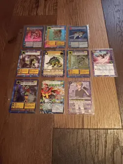 Digimon 10 Card Lot "Lightly Moderately & Heavily Played" Appmon; Battle Spirits - Image 1