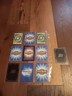 Digimon 10 Card Lot "Lightly Moderately & Heavily Played" Appmon; Battle Spirits - Image 2