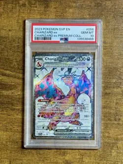 💎 Gem Mint Charizard ex 056 Sv: Scarlet & Violet Promo Cards Holo Slab - Image 1