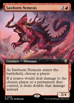 1 x Sawhorn Nemesis - Extended Art - Commander: Modern Horizons 3 - NM-Mint - MT - Image 1