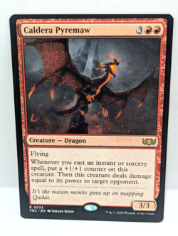 Caldera Pyremaw - Tarkir: Dragonstorm: Commander - Rare - TDC 0033 - Image 1