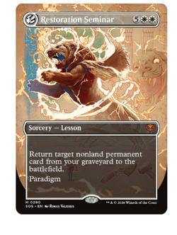 Restoration Seminar - Borderless Secrets of Strixhaven MTG - Image 1