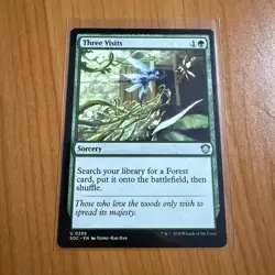 Three Visits - N/M - Secrets Of Strixhaven Magic The Gathering MTG - Image 1