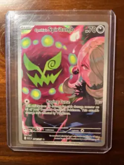 Cynthia’s Spiritomb 244/217 Illustration Rare Ascended Heroes Pokemon TCG Cards - Image 1