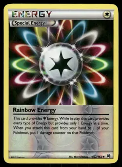 Pokemon Cards Rainbow Energy 152/162 Reverse Holo BREAKthrough XY NM * 2 - Image 1