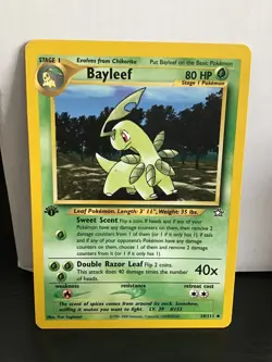 Bayleef Pokemon Neo Genesis 29/111 1st Edition Uncommon - Image 1