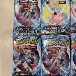 Pokemon TCG Scarlet And Violet Journey Together Sealed Booster Packs Lot Of 7 - Image 2