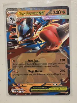 Pokemon Mega Lucario Ex 012 Promo - Image 1