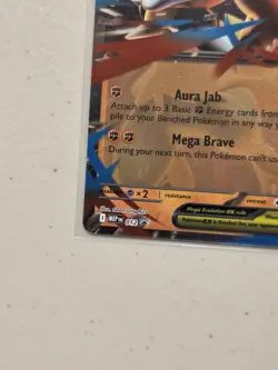 Pokemon Mega Lucario Ex 012 Promo - Image 3