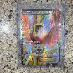 Pokemon Ho-Oh EX Full Art Ultra Rare Holo Dragons Exalted 119/124 Rainbow Burn - Image 1