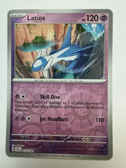 Pokemon Latios 077/191 Uncommon Reverse Holo Surging Sparks NM - Image 1