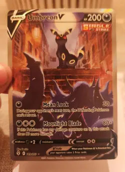 Pokemon Umbreon V 189/203 Ultra Rare Full Art Alt Art Holo Evolving Skies - Image 1