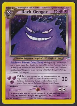 Pokemon Dark Gengar 6/105 Holo Neo Destiny - Image 1