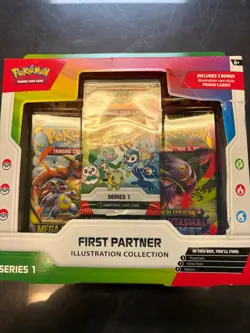 Pokemon TCG First Partner Illustration Collection Series 1 New Sealed - Image 1