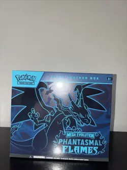 Phantasmal Flames Pokemon ETB Booster Box Sealed - Image 1