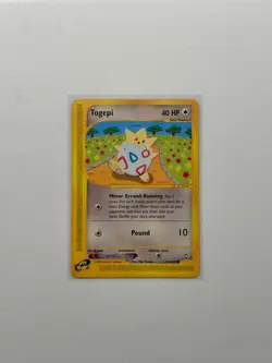 Pokemon TCG 2002 Togepi Aquapolis #114 | Near Mint Condition - Image 1