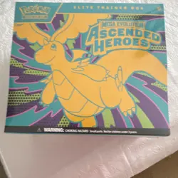 Pokemon Mega Evolution Ascended Heroes Elite Trainer Box Dragonite Zekrom 2024 - Image 1