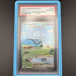 Pokemon Mew EX Bubble Mew PSA 10 Gem Mint 232/091 Sir SV Paldean Fates 2024 - Image 1