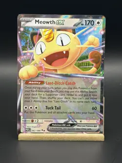 Pokemon TCG Meowth EX Perfect Order 62/88 Near Mint - Image 1