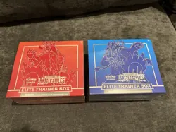 Pokemon Sword & Shield Battle Styles Elite Trainer Box ETB Lot of 2 Sealed - Image 2