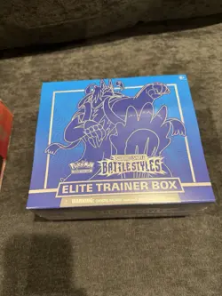 Pokemon Sword & Shield Battle Styles Elite Trainer Box ETB Lot of 2 Sealed - Image 3