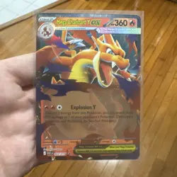 Mega Charizard Y EX 022/217 Ascended Heroes English Pokemon TCG In Hand - Image 1