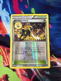 Pokemon TCG All-Night Party 96/122 Reverse Holo XY Breakpoint Umbreon #17747 T - Image 1