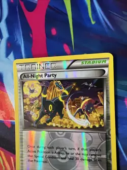 Pokemon TCG All-Night Party 96/122 Reverse Holo XY Breakpoint Umbreon #17747 T - Image 3