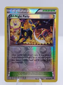 All-Night Party 96/122 Trainer Reverse Holo XY Breakpoint Umbreon Pokemon TCG - Image 1