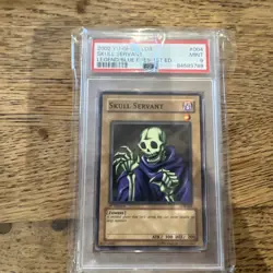 Skull Servant Lob-004 1st Edition Yu-Gi-Oh Card Psa 9 - Image 1