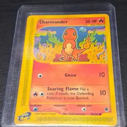 Pokemon Charmander 98/165 Expedition Base Set 2002 Basic Common Regular Card - Image 1