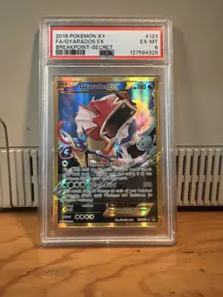 Pokemon Gyrados EX 2016 Full Art Secret Rare Card XY Breakpoint 123/122 PSA 6 - Image 2