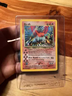 Pokemon Ho-oh Neo Revelation Holo Rare Unlimited 90 HP Card 07/64 English - Image 3