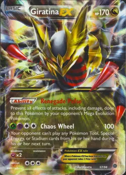 Giratina EX 57/98 Ultra Rare XY - Ancient Origins Pokemon Card LP - Image 1