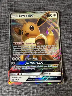 Pokemon Eevee GX Promo Holo SM174 Basic Sun & Moon TCG Card - Image 1