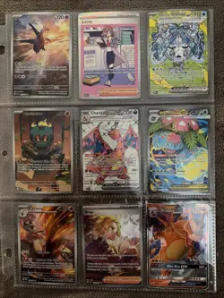 Pokemon 9 Card SIR, IR, Full Art Lot- Latios, Lacey, Charizard + More - Image 1