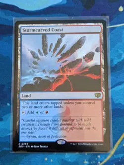 MTG Stormcarved Coast - NM - Secrets of Strixhaven - Image 1