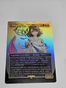 Yuna, Grand Summoner | Borderless Foil | NM | FIC | M 0208 | Magic: The Gatherin - Image 2