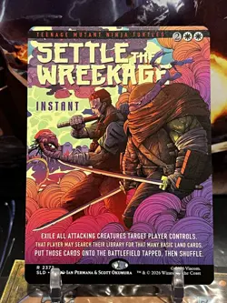MTG | Settle the Wreckage [Secret Lair TMNT] NF - Image 1
