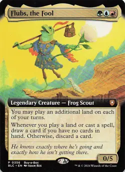 Flubs, the Fool (Extended Art) P Buy-A-Box Promos 356 NM - Image 1