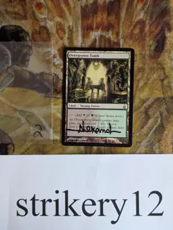 1x Overgrown Tomb – Ravnica: City of Guilds – Signed by Rob Alexander – MTG - Image 1