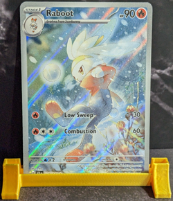 🔥 Raboot 147/142 Holo Pokemon Card Scarlet & Violet Rare Full Art NM - Image 1