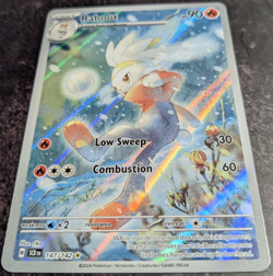 🔥 Raboot 147/142 Holo Pokemon Card Scarlet & Violet Rare Full Art NM - Image 4
