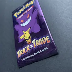 2022 Pokemon Trick Or Trade Pack Unopened Sealed 3 Cards - Image 3
