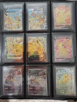 Pikachu Binder Massive Card Lot, TCG Pokemon, Vintage, Binder Included. - Image 1