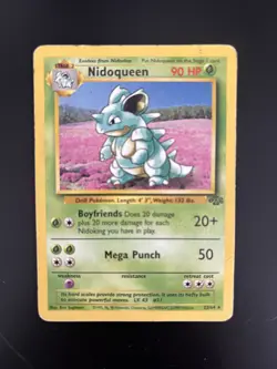 Pokemon Nidoqueen 23/64 - 1999 Jungle Non-Holo Rare - LP+ Vintage WotC - Image 1