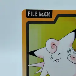 Pokemon Cards Bandai Carddass Clefable File No.036 1997 VG Japanese i682 - Image 2